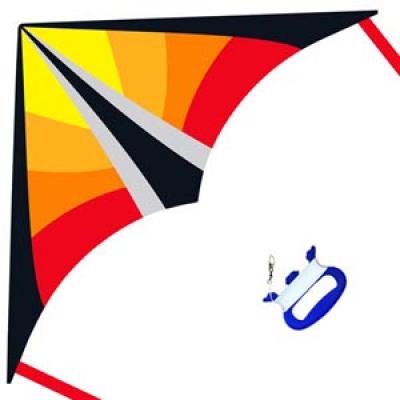 2392-2 Orange Color Delta Kite 