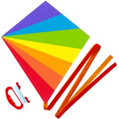 2413-4 Rainbow Diamond Kite